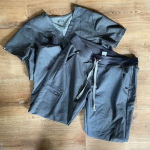 FIGS jogger scrubs top+ pants